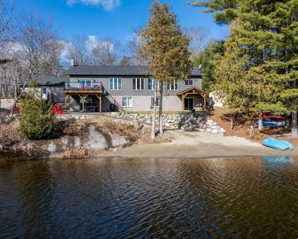 Lakeside custom home build